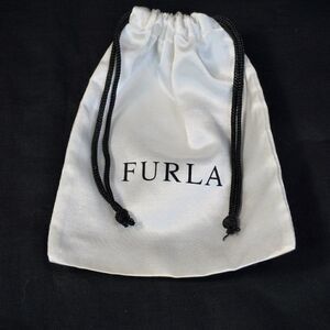 Furla Jewelry Bag Pouch Satin Drawstring 5 x 6 inch